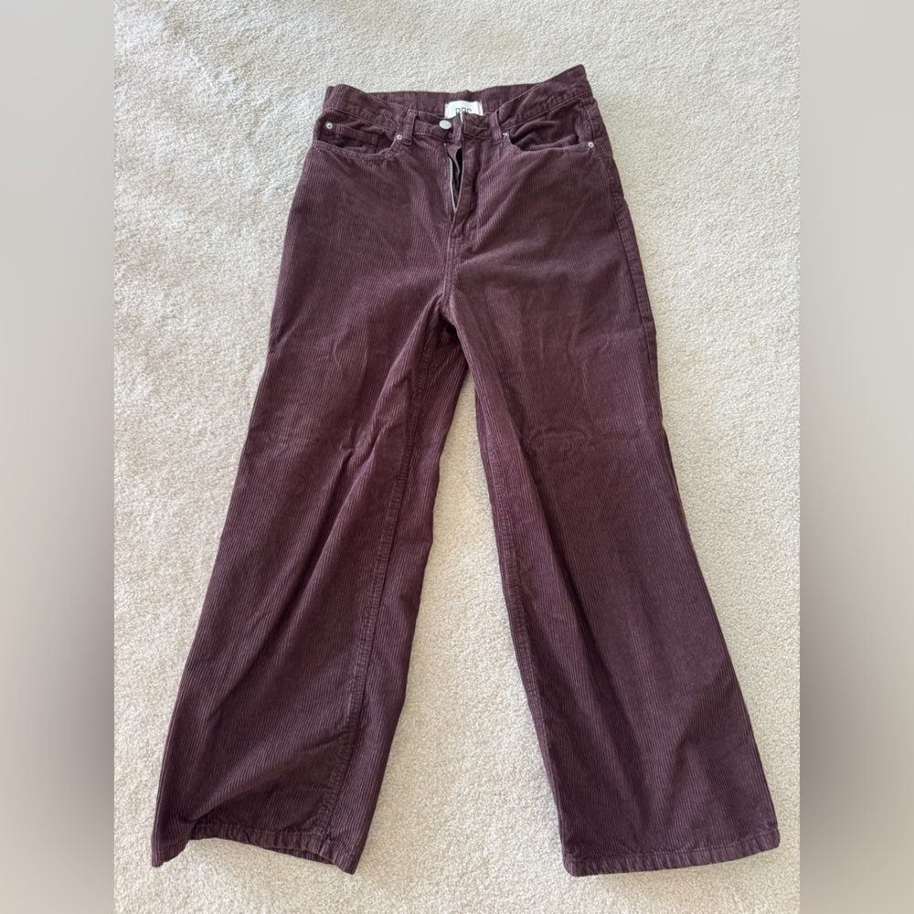 BDG Corduroy Button-Fly Pants in Brown